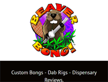 Tablet Screenshot of beaverbong.com